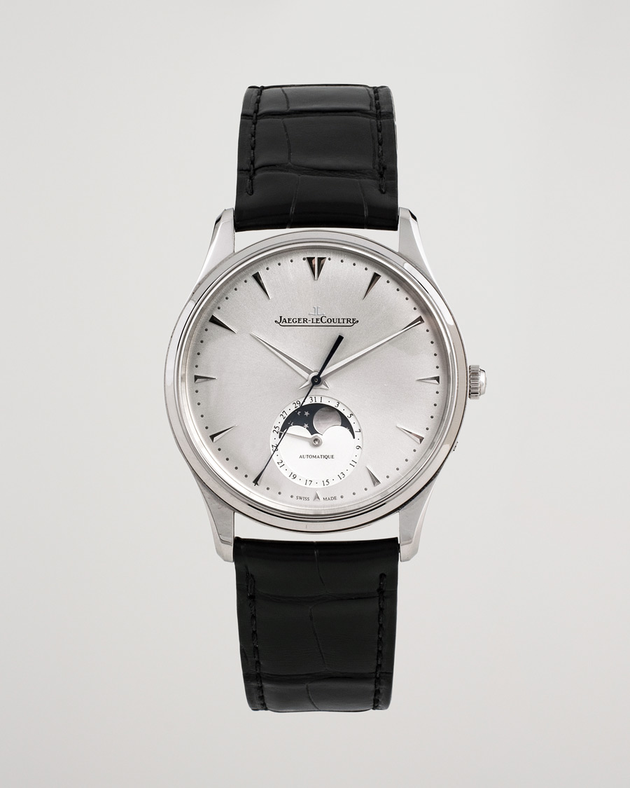 Herr | Pre-Owned & Vintage Watches | Jaeger-LeCoultre Pre-Owned | Master Ultra Thin Moon39 176.8.64S Steel Silver