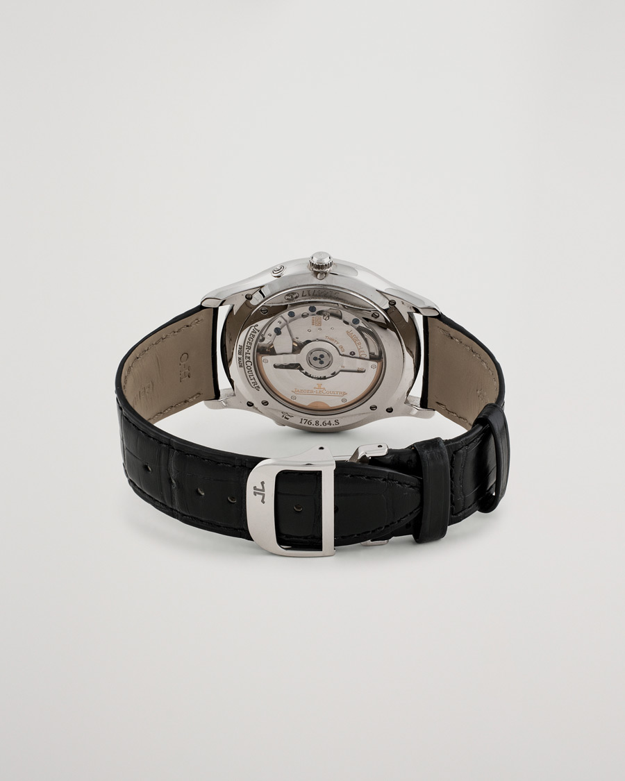 Herr | Pre-Owned & Vintage Watches | Jaeger-LeCoultre Pre-Owned | Master Ultra Thin Moon39 176.8.64S Steel Silver