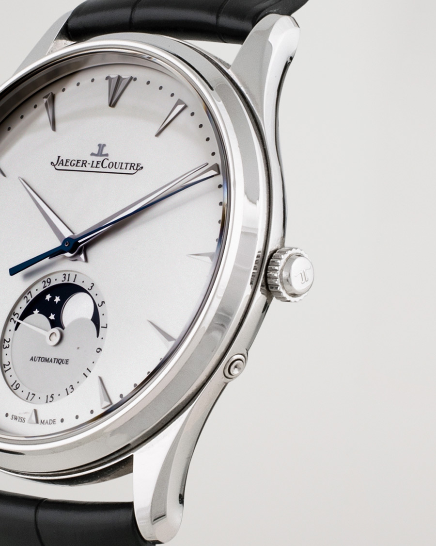 Herr | Pre-Owned & Vintage Watches | Jaeger-LeCoultre Pre-Owned | Master Ultra Thin Moon39 176.8.64S Steel Silver