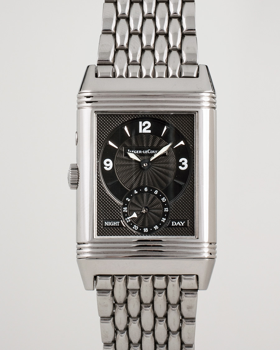 Begagnad | Tidigare sålda | Jaeger-LeCoultre Pre-Owned | Reverso Duoface 270.8.54 Steel Silver Black