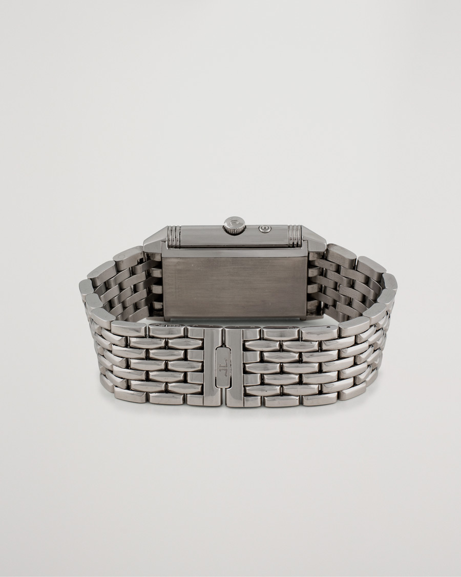 Herr | Pre-Owned & Vintage Watches | Jaeger-LeCoultre Pre-Owned | Reverso Duoface 270.8.54 Steel Silver Black