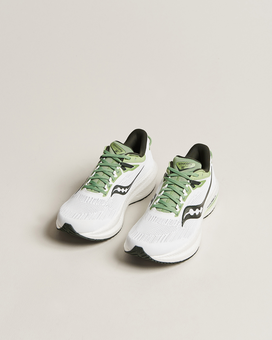 Herr | Saucony Triumph 21 Running Sneakers White/Umbra | Saucony | Triumph 21 Running Sneakers White/Umbra