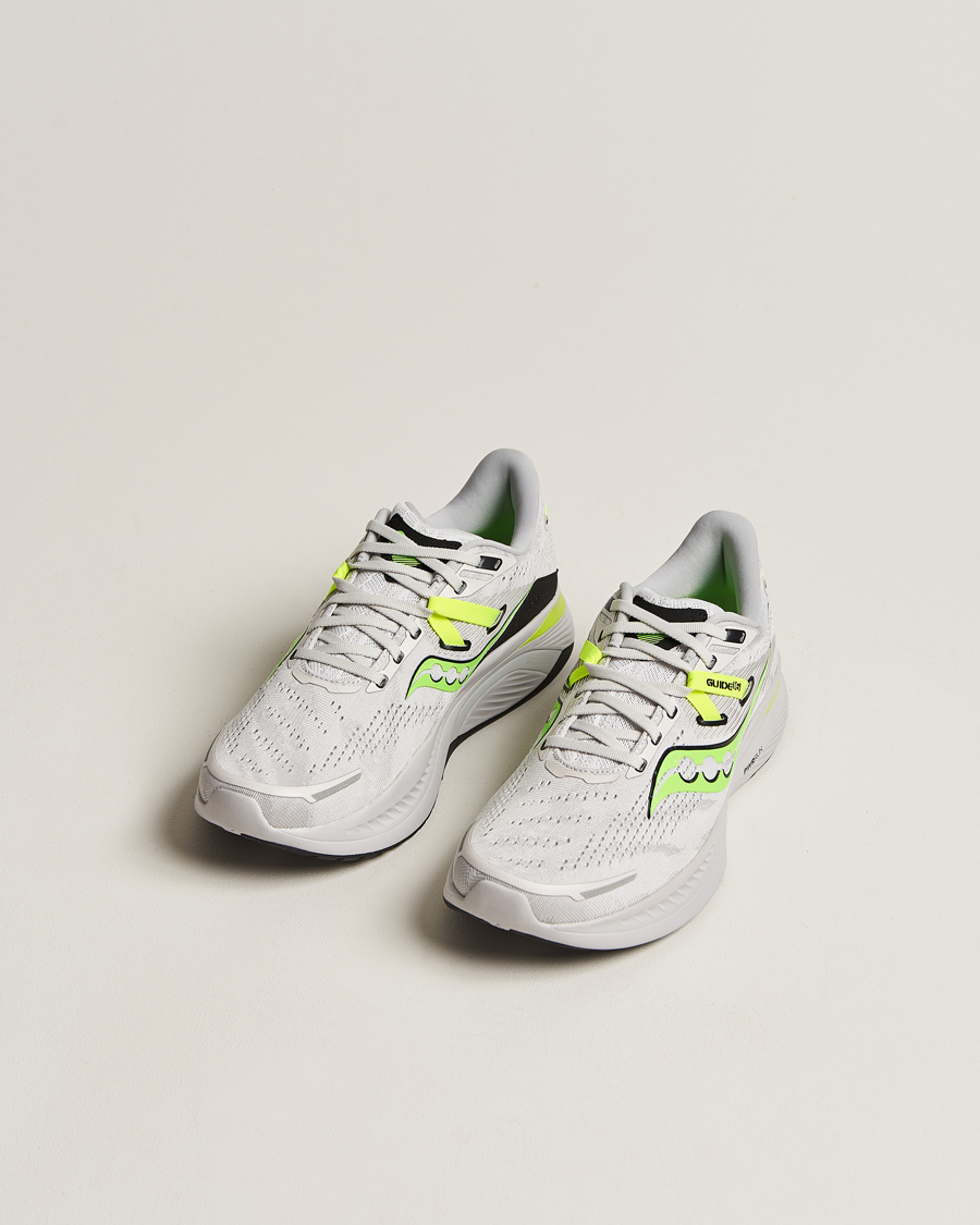 Herr | Saucony Guide 16 Running Sneakers Fog/Slime | Saucony | Guide 16 Running Sneakers Fog/Slime