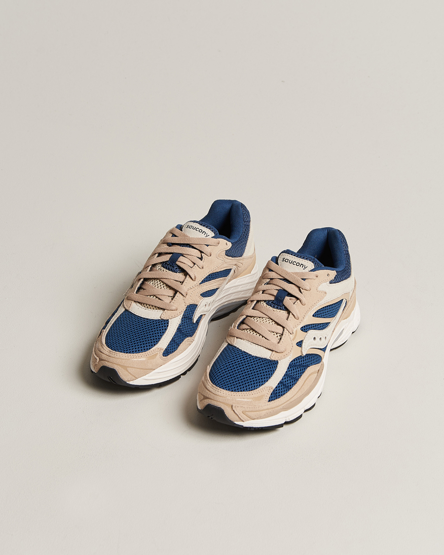 Herr | Saucony | Saucony | Progrid Omni 9 Running Sneaker Beige/Blue
