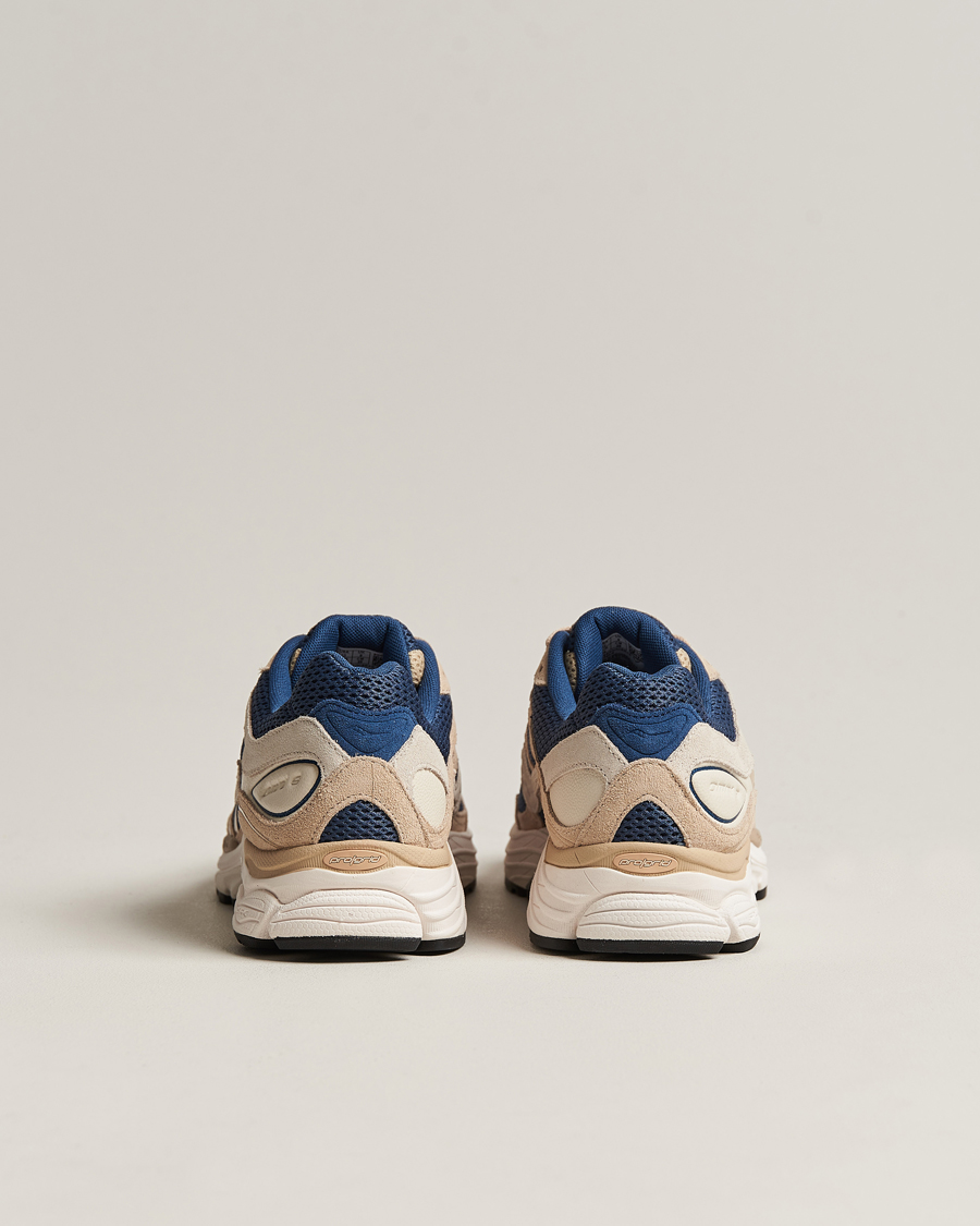Herr | Saucony Progrid Omni 9 Running Sneaker Beige/Blue | Saucony | Progrid Omni 9 Running Sneaker Beige/Blue