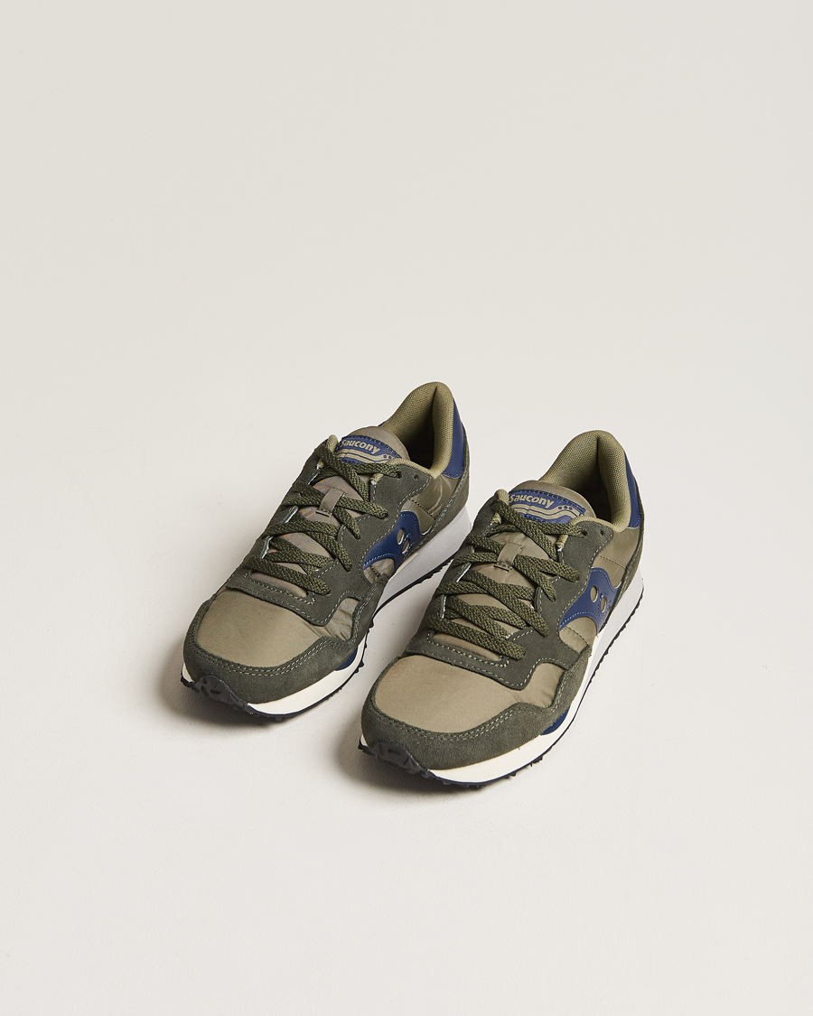 Herr | Saucony DXN Trainer Sneaker Green/Navy | Saucony | DXN Trainer Sneaker Green/Navy