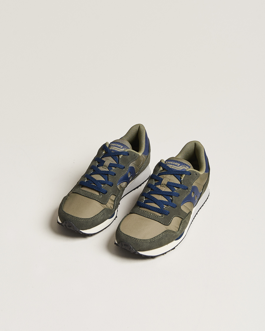 Herr | Saucony DXN Trainer Sneaker Green/Navy | Saucony | DXN Trainer Sneaker Green/Navy
