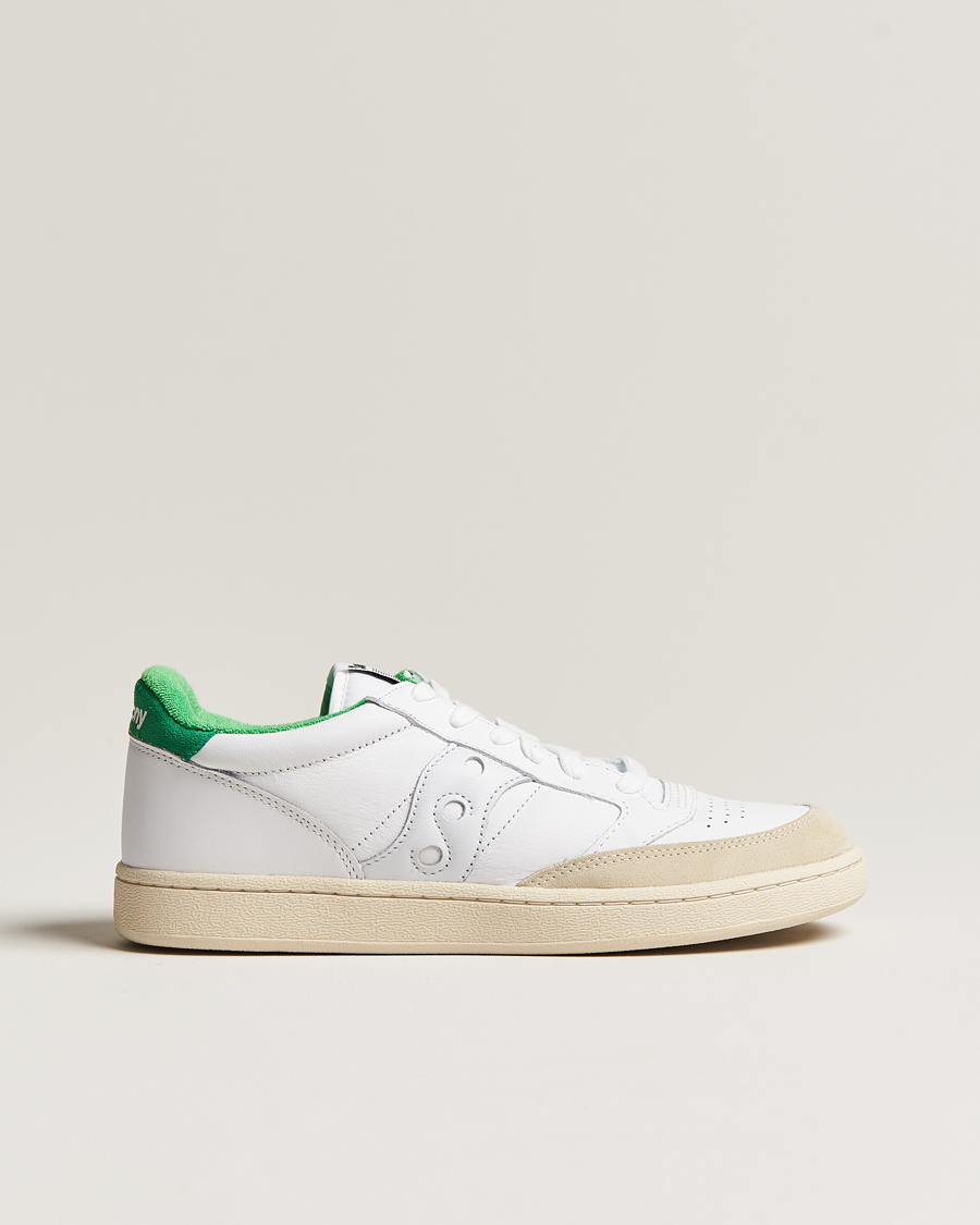 Herr | Sneakers | Saucony | Jazz Court Leather Sneaker White/Green