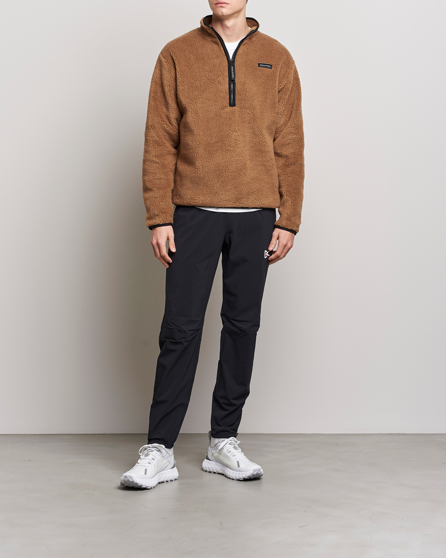 Herr | Tröjor | District Vision | Doug Half Zip Fleece Sand