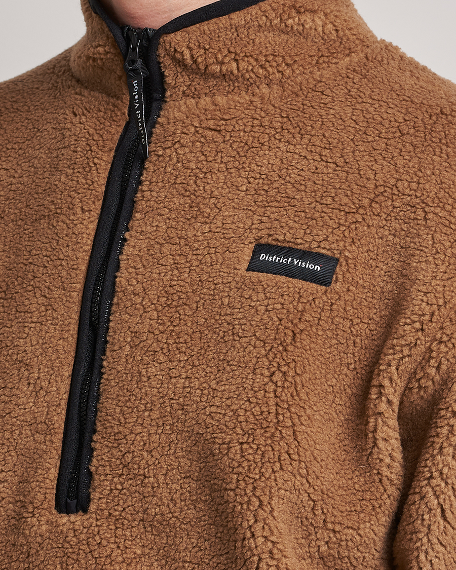 Herr | Tröjor | District Vision | Doug Half Zip Fleece Sand