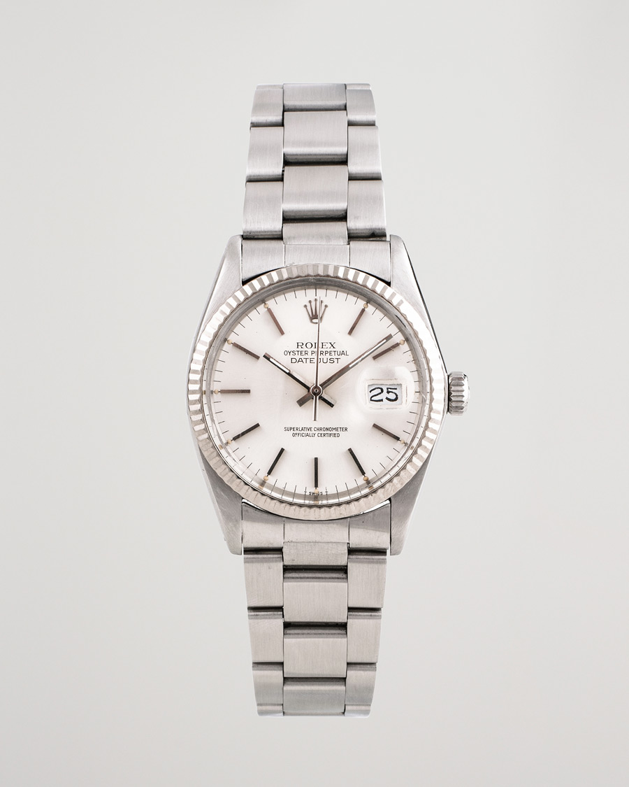 Herr | Rolex Pre-Owned Datejust 16014 Oyster Perpetual Steel Silver Steel Silver | Rolex Pre-Owned | Datejust 16014 Oyster Perpetual Steel Silver Steel Silver