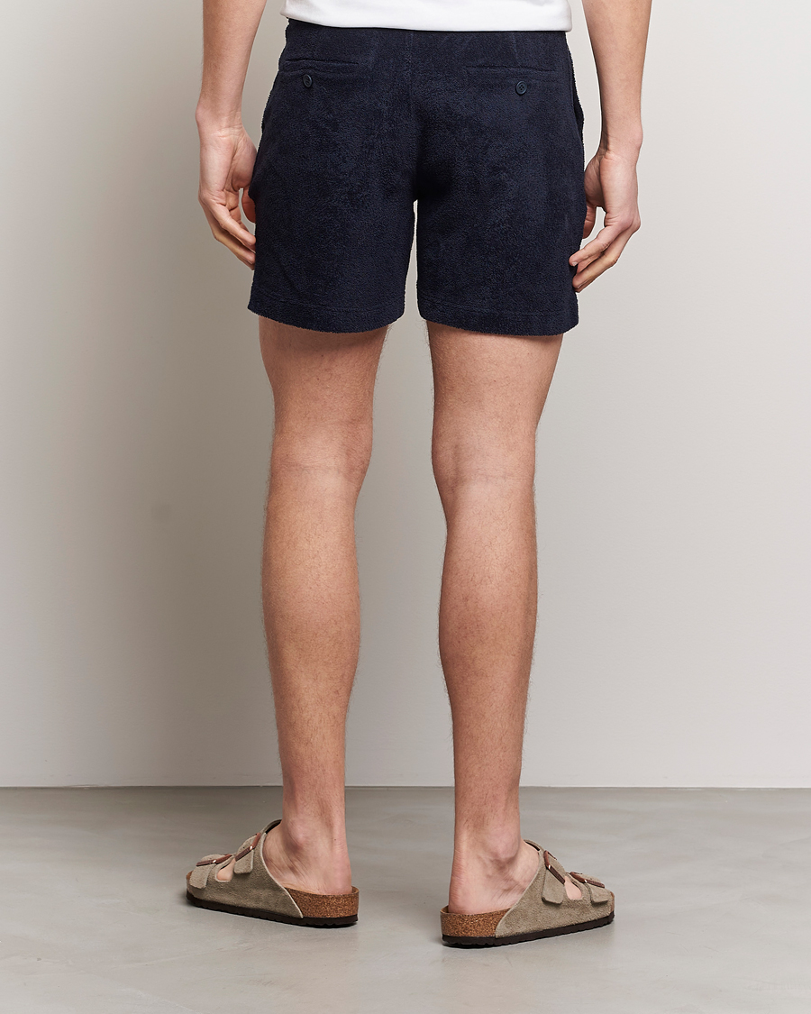 Herr | Shorts | Orlebar Brown | Bulldog Towelling Shorts Night Iris