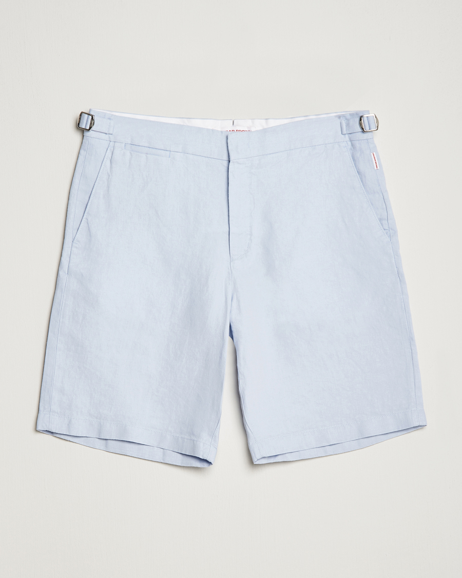 Herr | Shorts | Orlebar Brown | Norwich Linen Shorts Light Island Sky