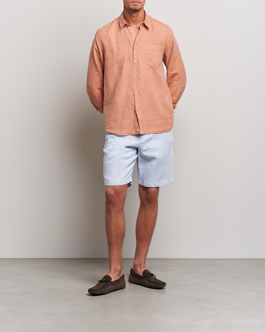 Herr | Shorts | Orlebar Brown | Norwich Linen Shorts Light Island Sky