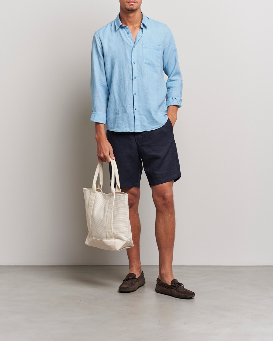 Herr | Shorts | Orlebar Brown | Cornell Linen Shorts Night Iris