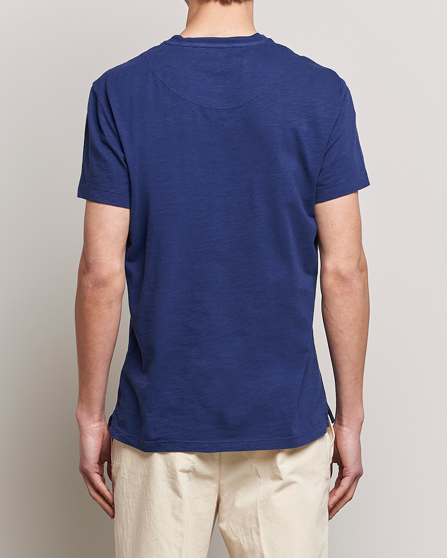 Herr | T-Shirts | Orlebar Brown | OB Classic Garment Dyed Cotton T-Shirt Lagoon Blue