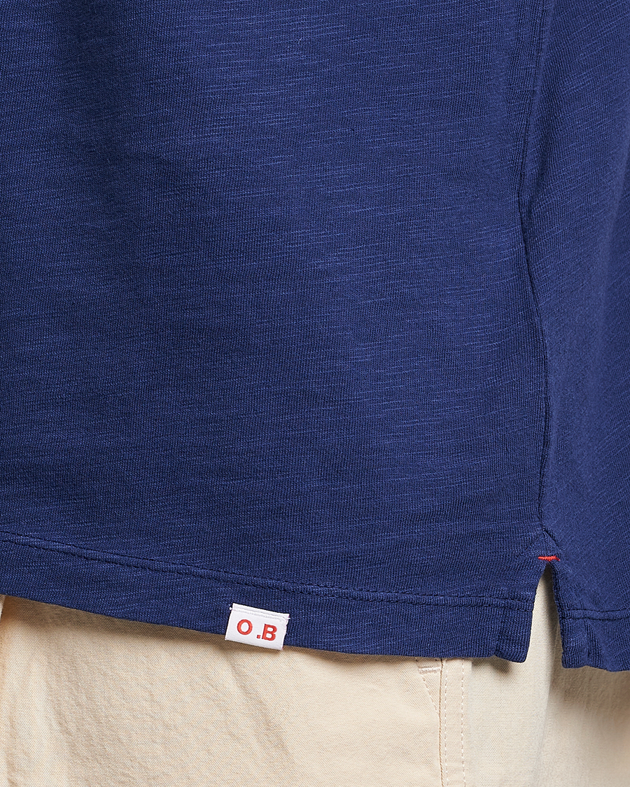 Herr | T-Shirts | Orlebar Brown | OB Classic Garment Dyed Cotton T-Shirt Lagoon Blue