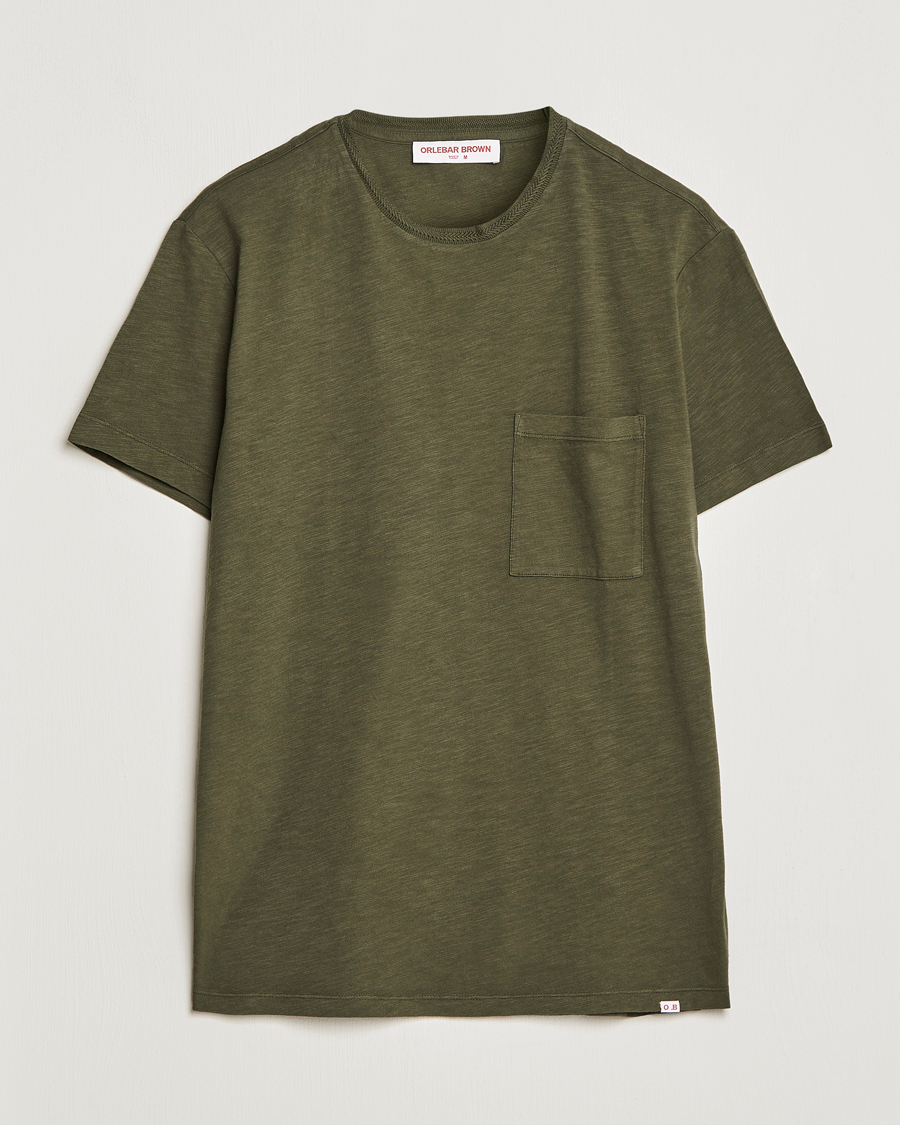 Herr | T-Shirts | Orlebar Brown | OB Classic Garment Dyed Cotton T-Shirt Palm