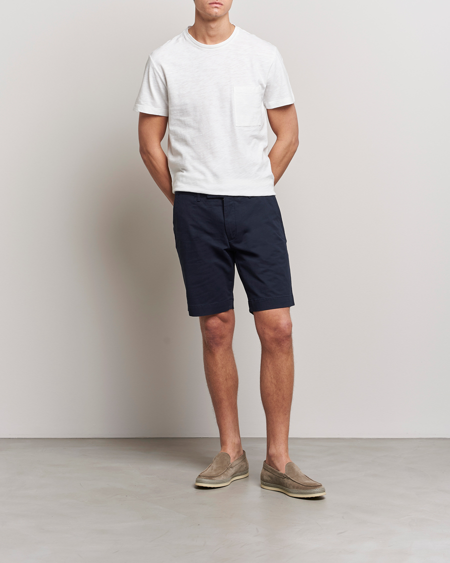 Herr | T-Shirts | Orlebar Brown | OB Classic Garment Dyed Cotton T-Shirt White Sand