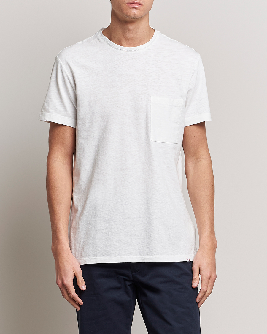 Herr |  | Orlebar Brown | OB Classic Garment Dyed Cotton T-Shirt White Sand