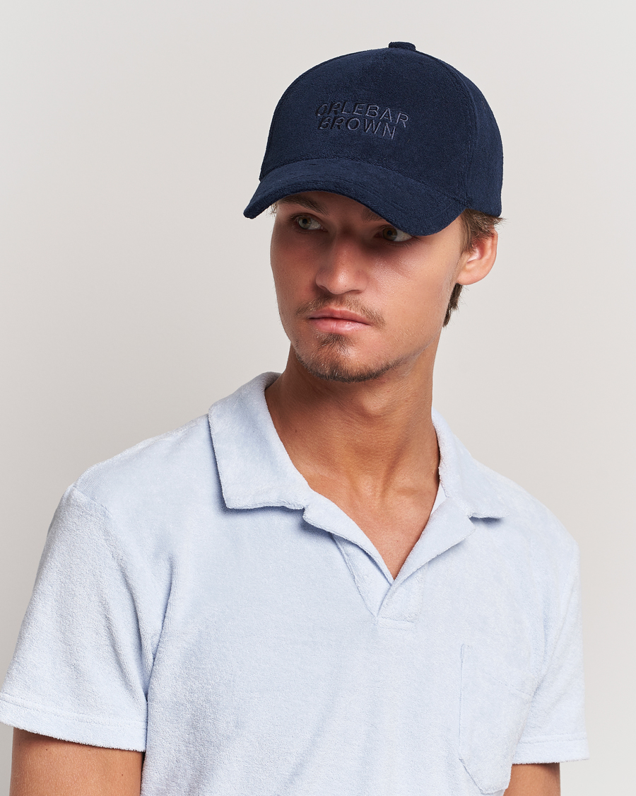 Herr | Orlebar Brown Ellwood Terry Cap Night Iris | Orlebar Brown | Ellwood Terry Cap Night Iris