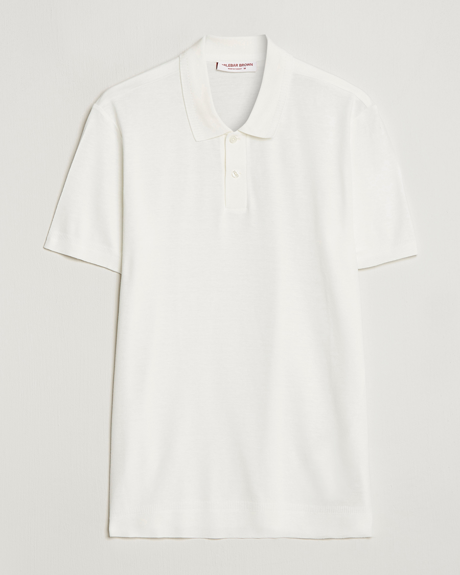 Herr | Pikéer | Orlebar Brown | Jarrett Knitted Rib Polo Sandbar