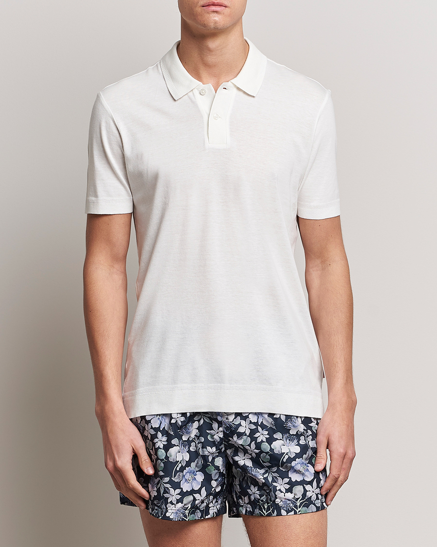 Herr |  | Orlebar Brown | Jarrett Knitted Rib Polo Sandbar