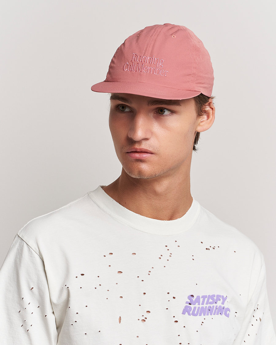 Herr | Active | Satisfy | PeaceShell Running Cap  Desert Pink