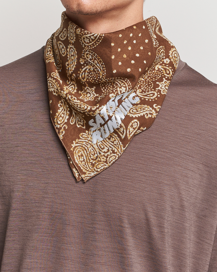 Herr | Satisfy Japanese Cotton Bandana Brown | Satisfy | Japanese Cotton Bandana Brown