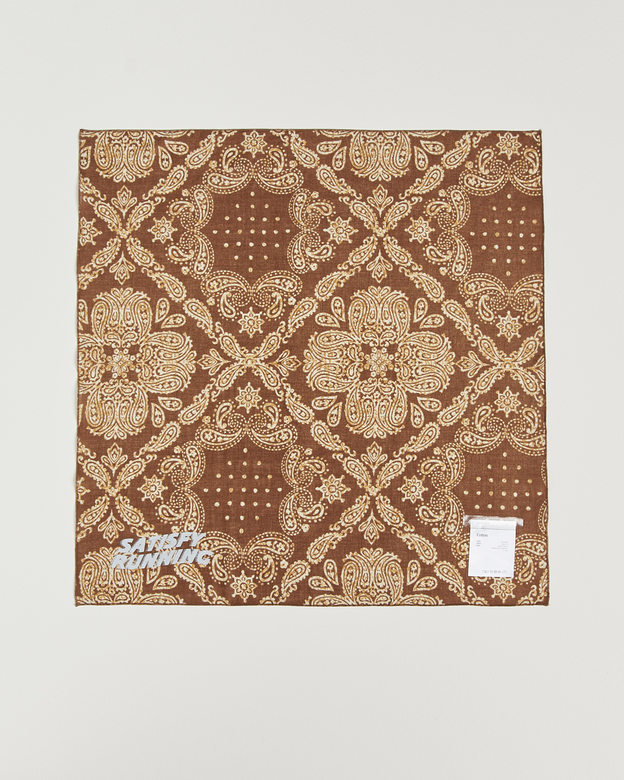 Herr | Satisfy Japanese Cotton Bandana Brown | Satisfy | Japanese Cotton Bandana Brown