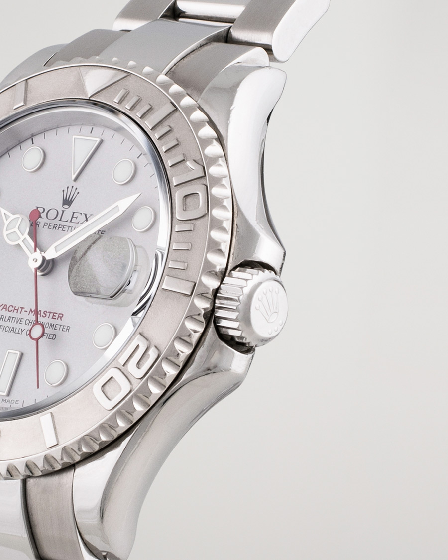 Herr | Pre-Owned & Vintage Watches | Rolex Pre-Owned | Yacht Master 16622 Oyster Perpetual Steel Platinum Steel Silver