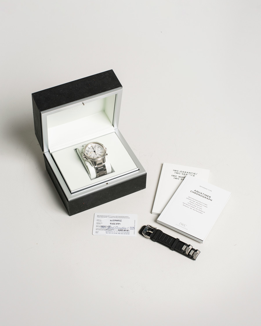 Herr | Pre-Owned & Vintage Watches | IWC Pre-Owned | Aquatimer Chronograph IW376802 Steel White