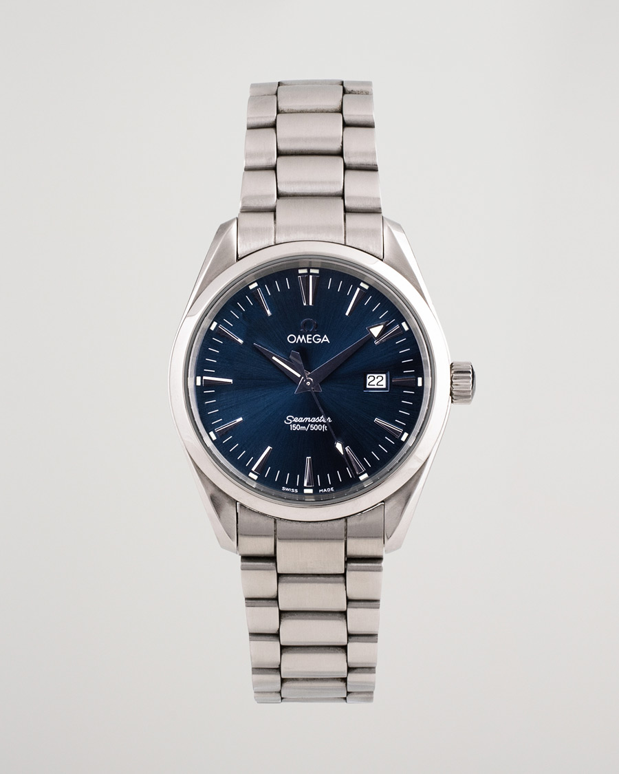 Herr | Pre-Owned & Vintage Watches | Omega Pre-Owned | Seamaster Aqua Terra 2517.80.00 Steel Blue
