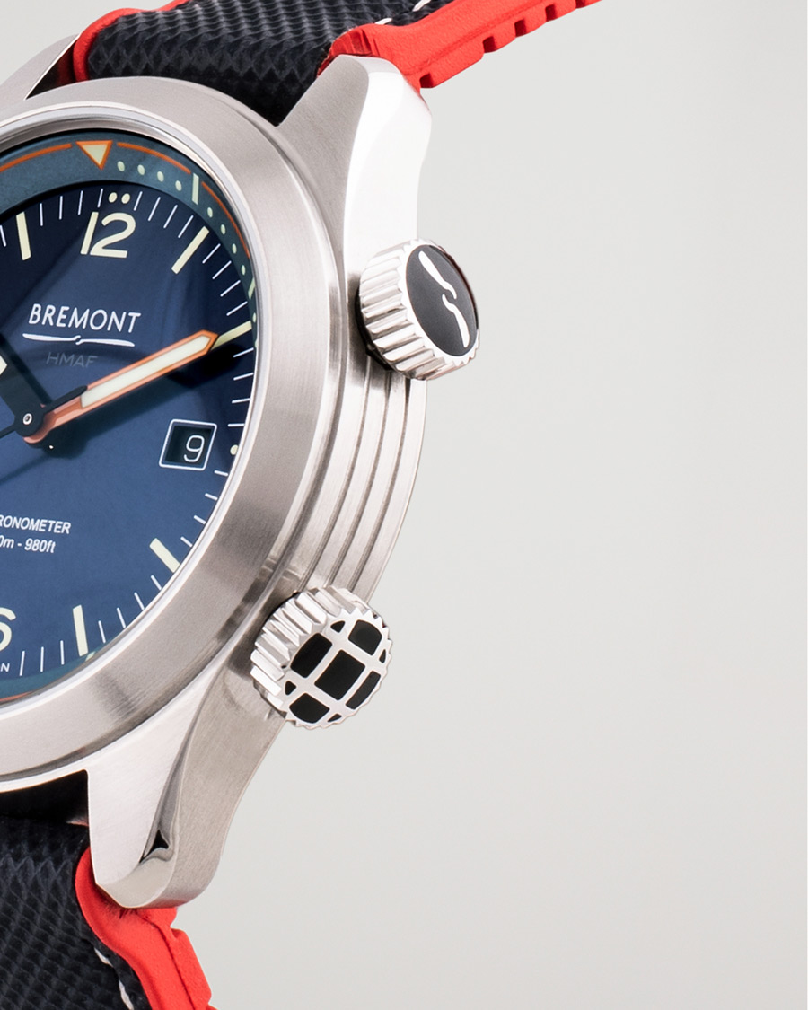 Herr | Pre-Owned & Vintage Watches | Bremont Pre-Owned | Argonaut Azure 42mm Blue Dial Steel Blue