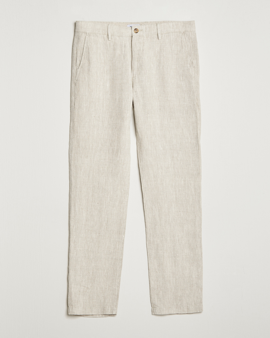 Herr | Byxor | NN07 | Karl Linen Trousers Oat