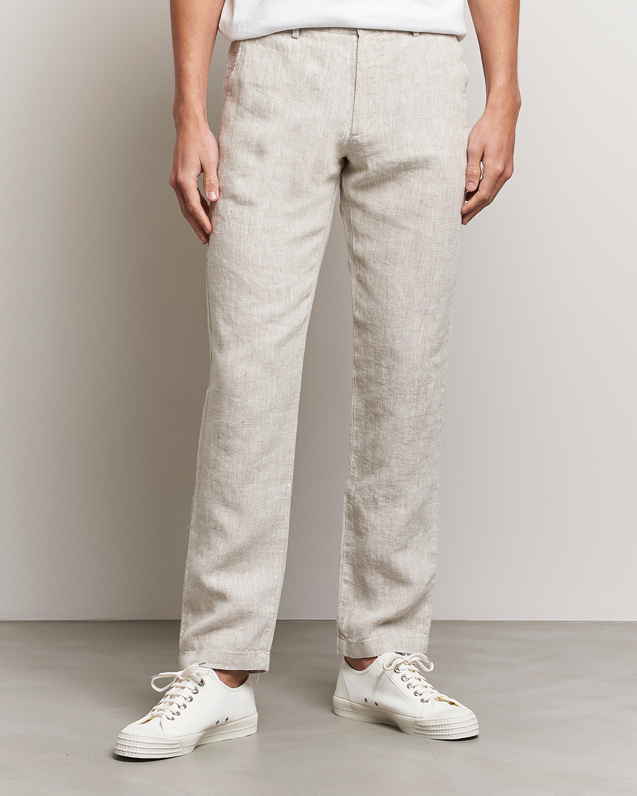 Herr | Kläder | NN07 | Karl Linen Trousers Oat