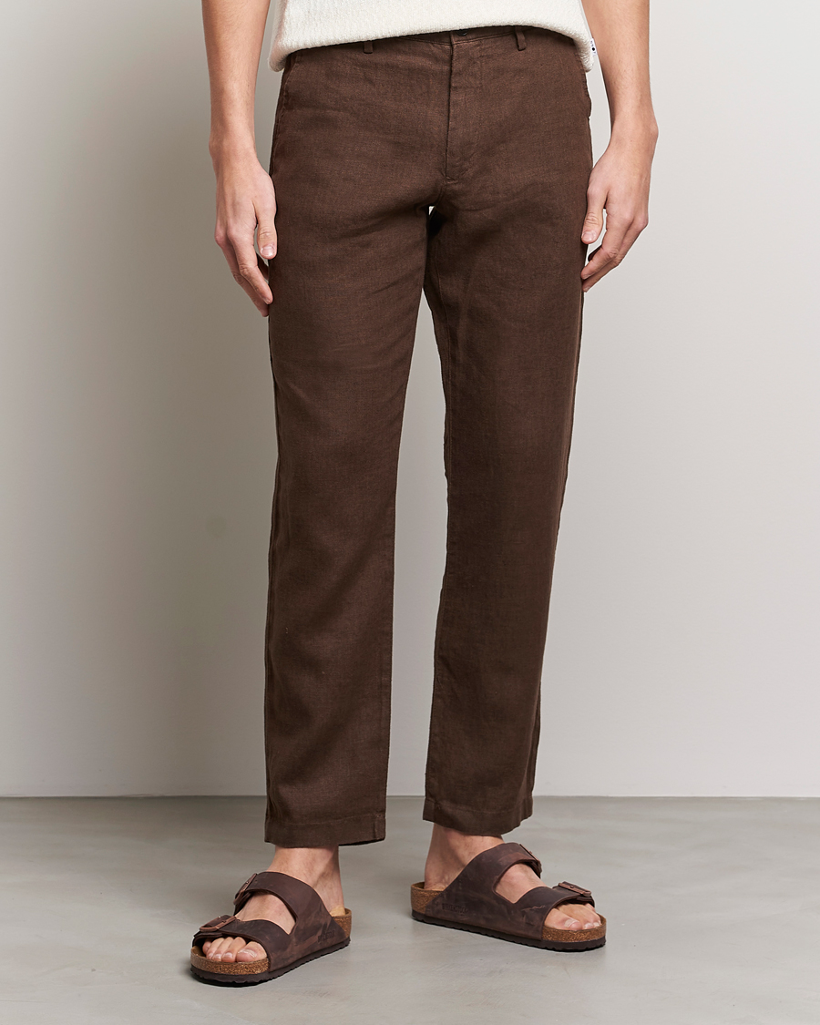 Herr |  | NN07 | Karl Linen Trousers Brown