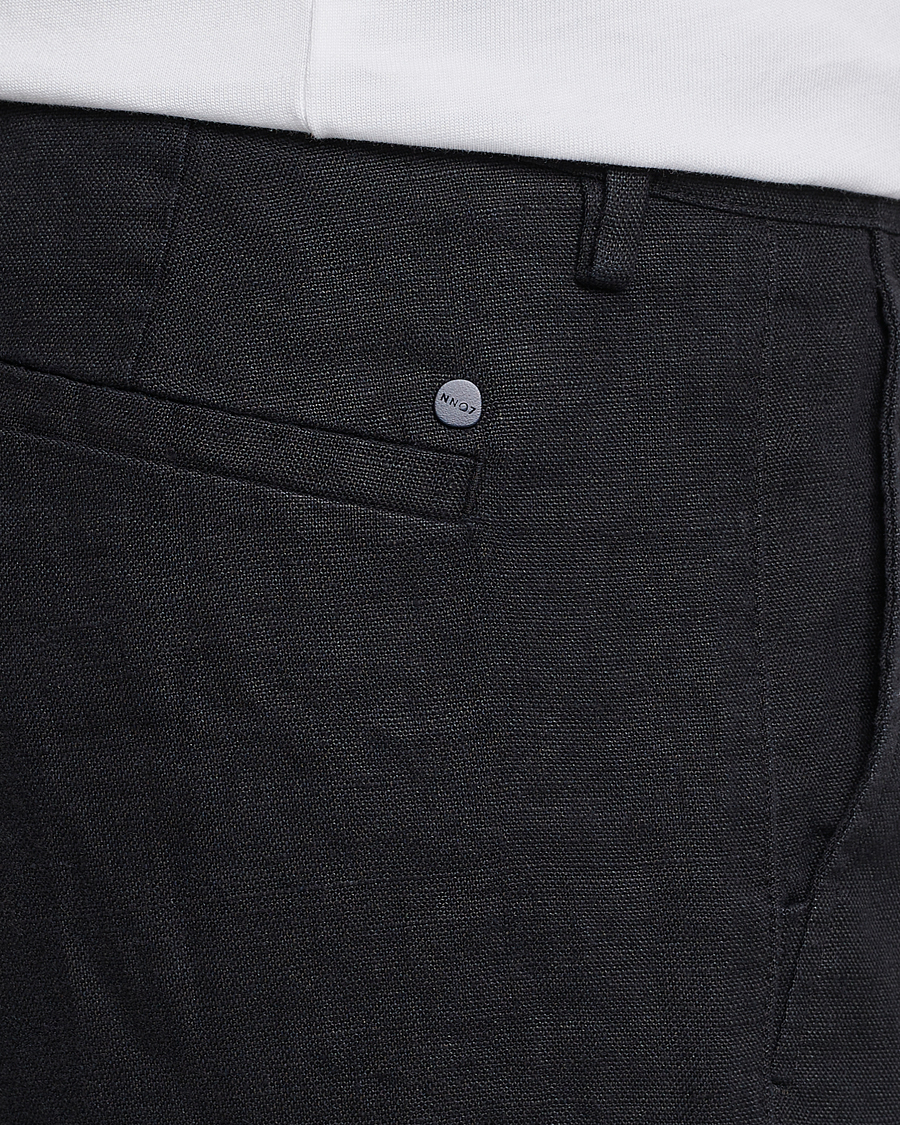 Herr | Byxor | NN07 | Karl Linen Trousers Black
