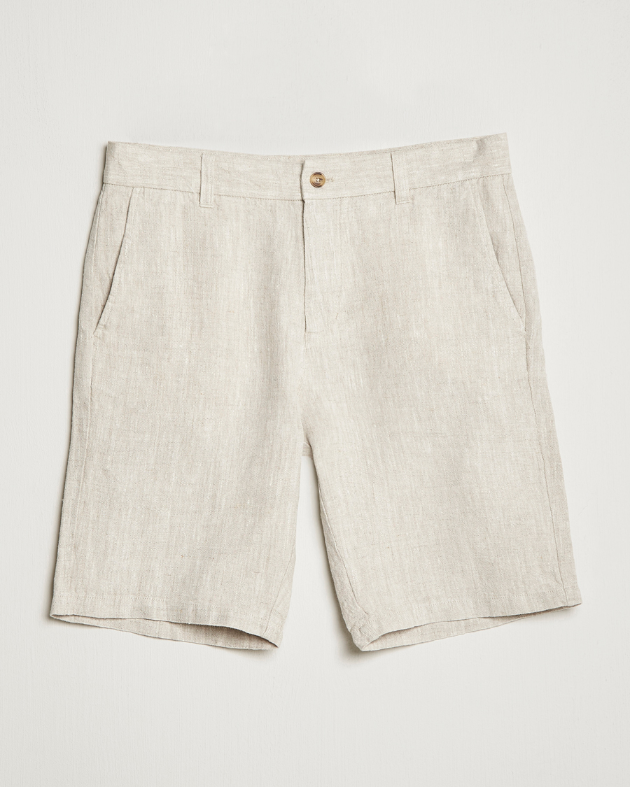 Herr | Shorts | NN07 | Crown Linen Shorts Oat