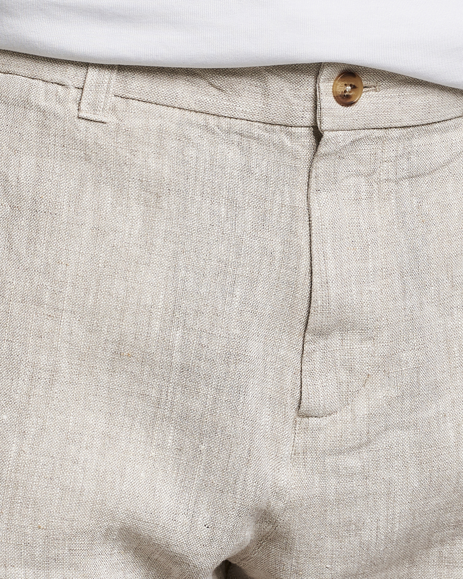 Herr | Shorts | NN07 | Crown Linen Shorts Oat