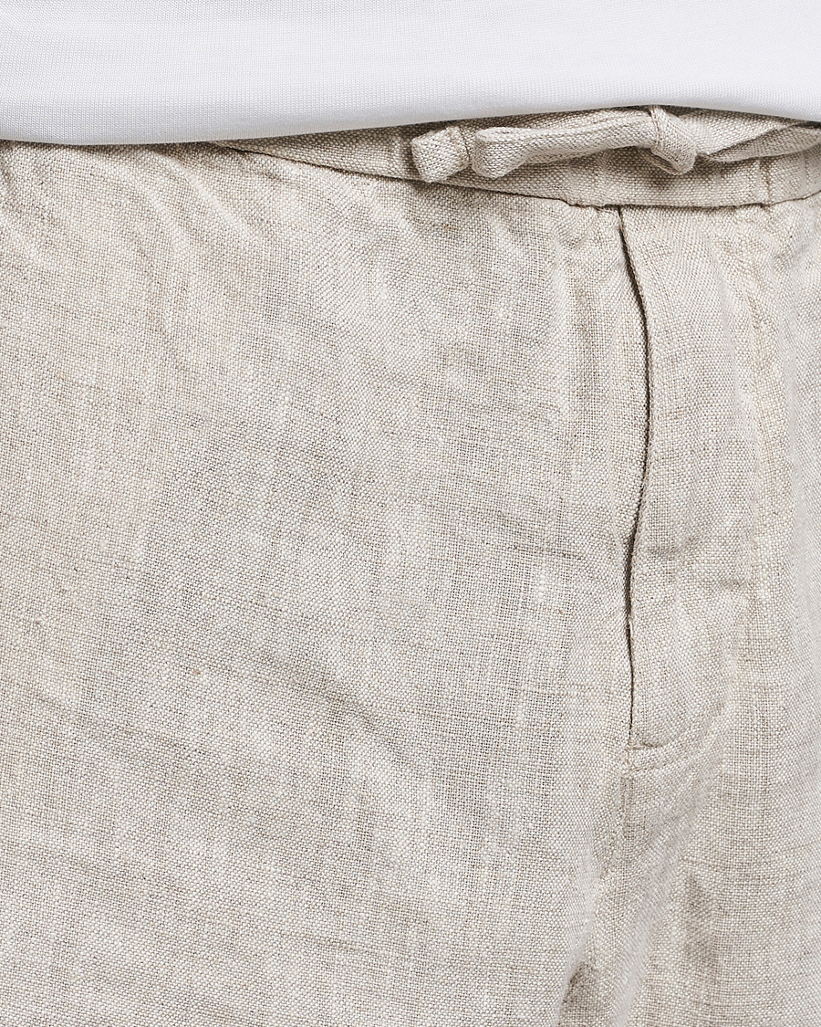 Herr | Shorts | NN07 | Keith Drawstring Linen Shorts Oat