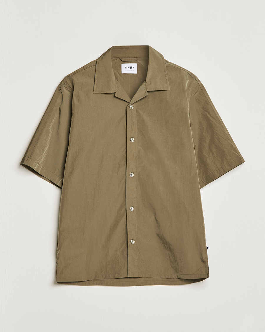 Herr | Skjortor | NN07 | Ole Recycled Resort Shirt Army