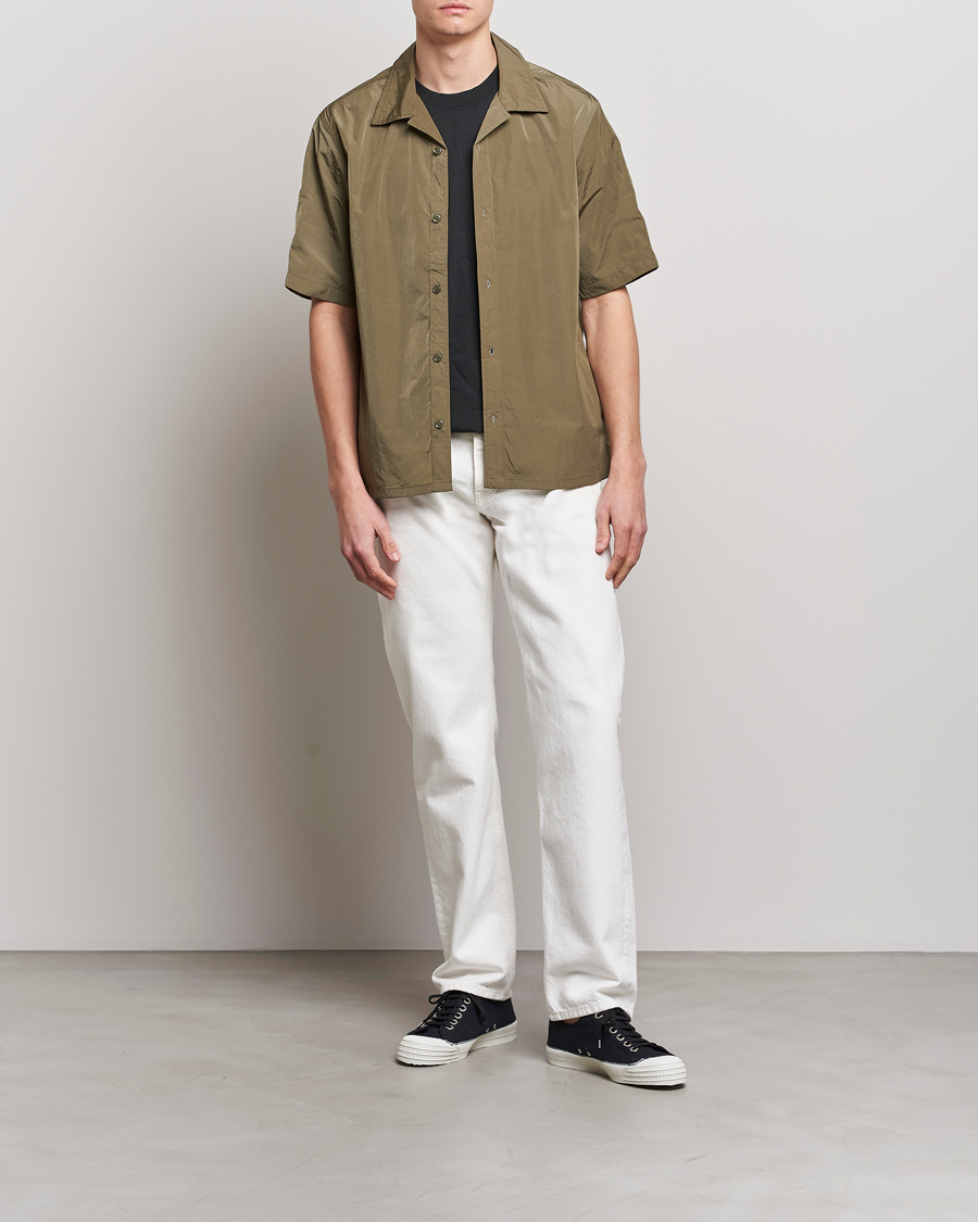 Herr | Skjortor | NN07 | Ole Recycled Resort Shirt Army