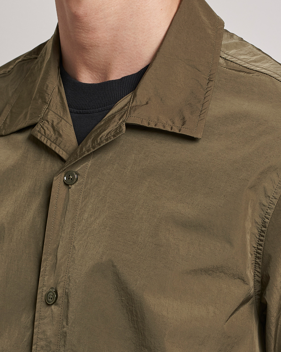 Herr | Skjortor | NN07 | Ole Recycled Resort Shirt Army