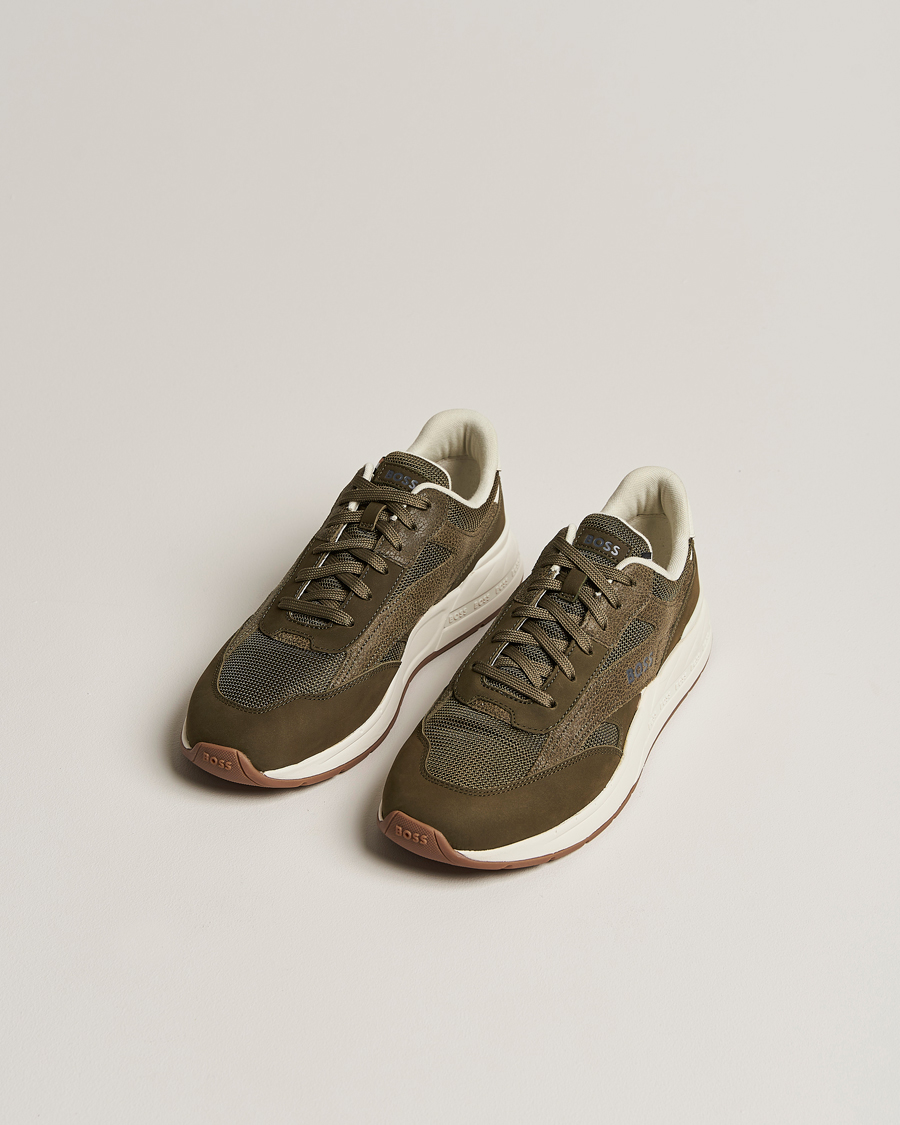 Herr | BOSS BLACK Kurt Sneaker Dark Green | BOSS BLACK | Kurt Sneaker Dark Green