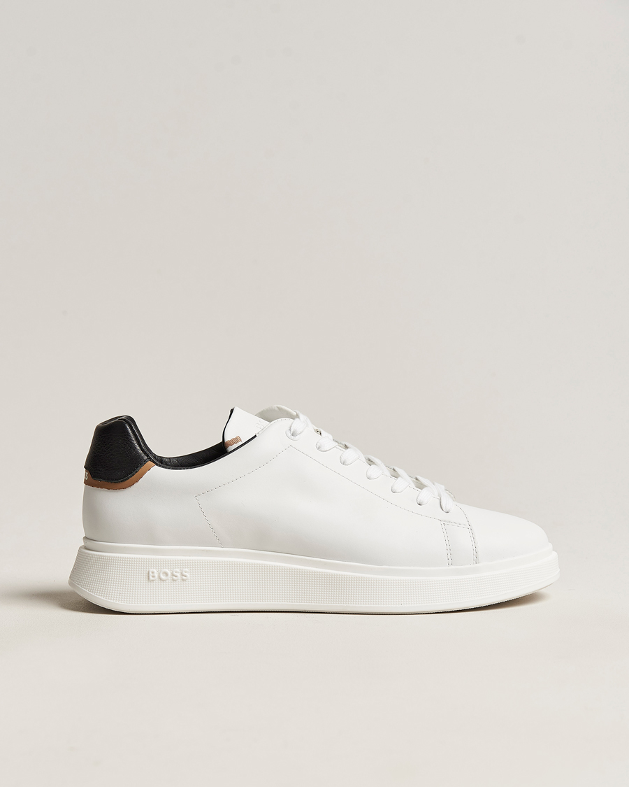 Herr | BOSS BLACK Bulton Leather Sneaker Natural | BOSS BLACK | Bulton Leather Sneaker Natural