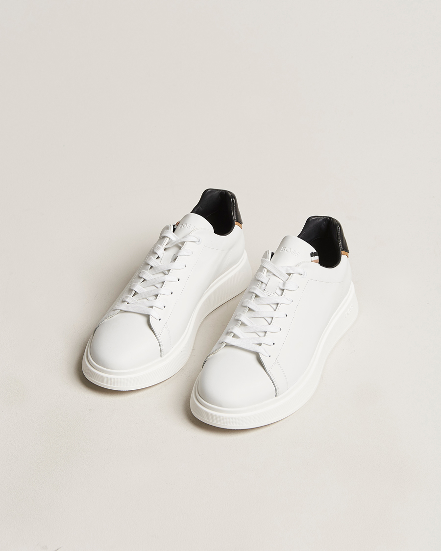 Herr | BOSS BLACK Bulton Leather Sneaker Natural | BOSS BLACK | Bulton Leather Sneaker Natural