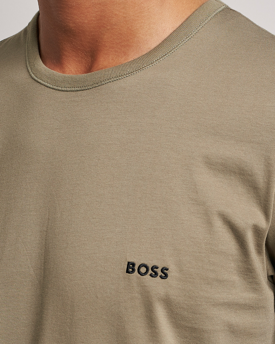 Herr | T-Shirts | BOSS BLACK | 3-Pack Crew Neck T-Shirt Green/Black/Navy