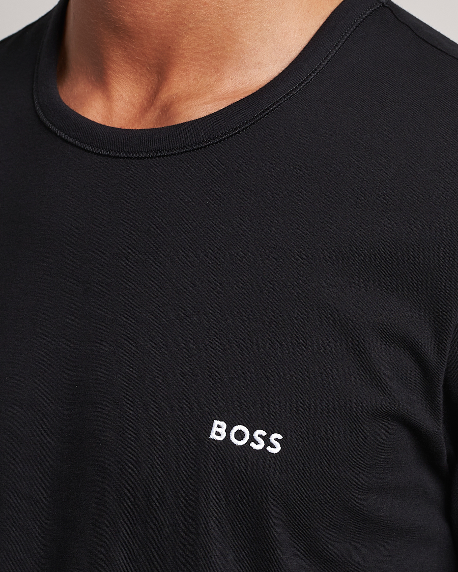 Herr | T-Shirts | BOSS BLACK | 3-Pack Crew Neck T-Shirt Navy/Blue/Black
