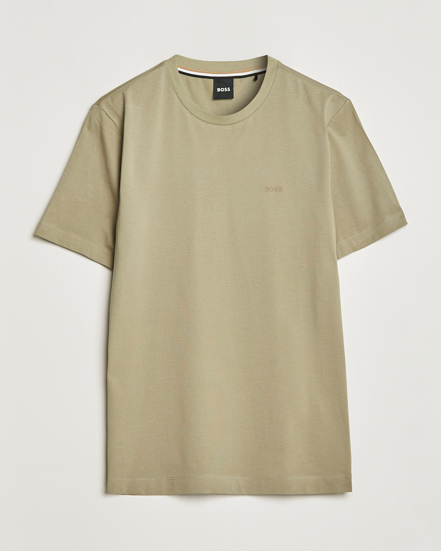 Herr | T-Shirts | BOSS BLACK | Thompson Crew Neck T-Shirt Pastel Green